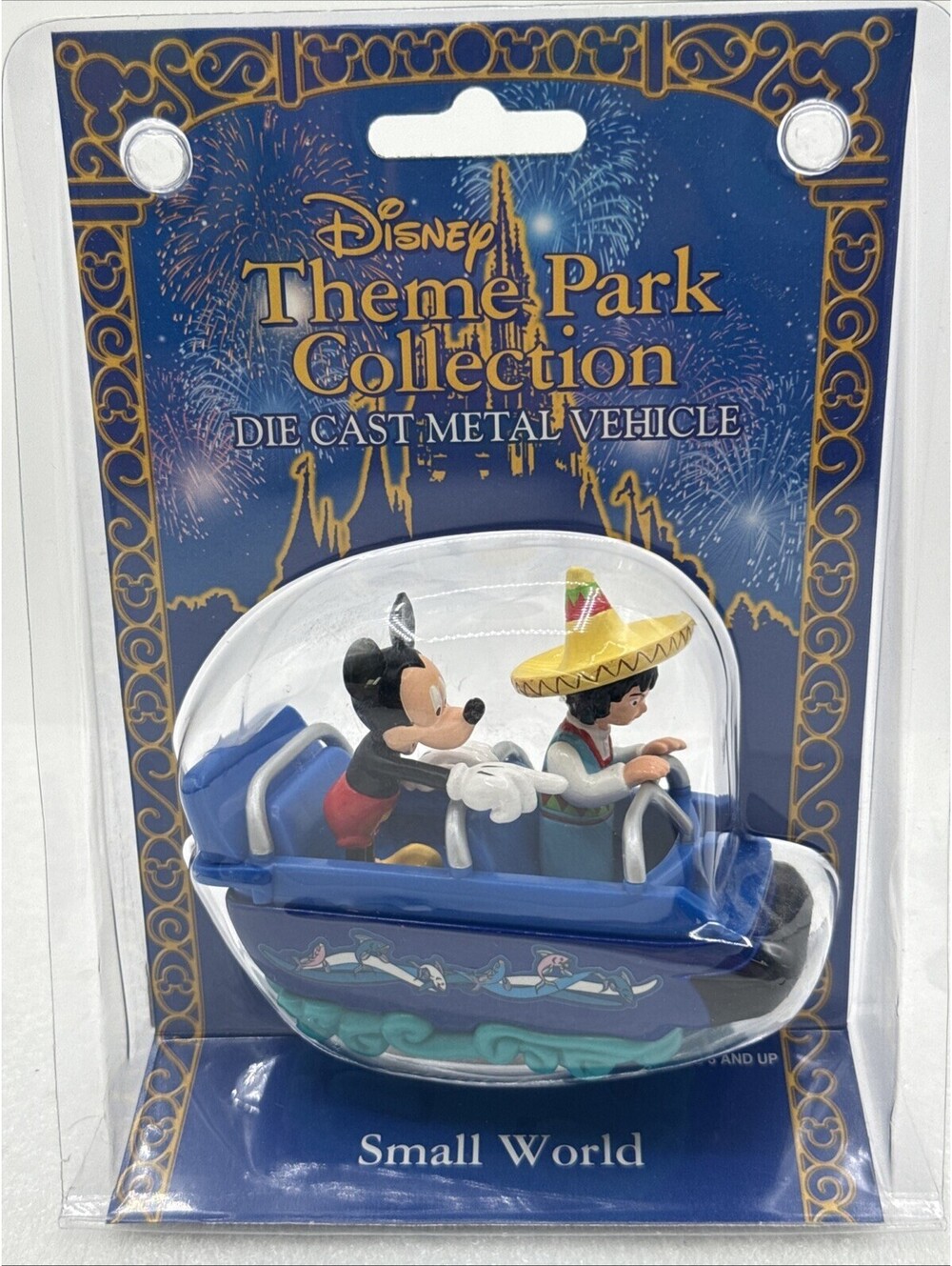 Disney Theme Park Collection Small World Mickey Die Cast Metal Vehicle Boat 2006